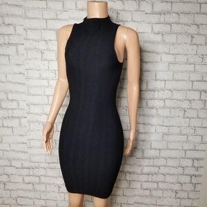 Black Woven bodycon dress By Bcbgeneration
